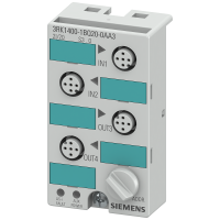 Moduł kompaktowy AS-I, K45, IP67, cyfrowy, 200MA, PNP, 1,5A, 24VDC, 3A | 3RK1400-1BQ20-0AA3 Siemens