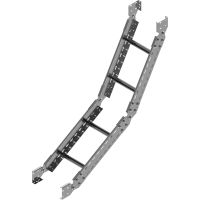 Łuk pionowy drabinki LPDC300H100 N, gr. blachy 2,0mm | 492530 Baks