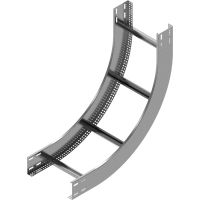 Łuk pionowy wewnętrzny drabiny LPDWC100H100N, gr.blachy 2.0mm | 499311 Baks