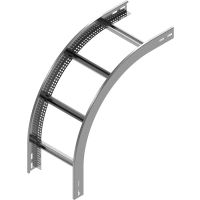 Łuk pionowy zewnętrzny drabiny LPDZC500H60N, gr.blachy 2.0mm | 469150 Baks