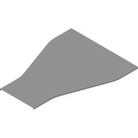 Pokrywa redukcji symetrycznej PRKZP200/100 STD, gr.blachy 1,5mm | 302720 Baks