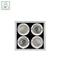 Oprawa downlight MODERN-DAY 4x1LED COB CITIZEN 40st 230V 4x27W IP20 WW SQUARE + zasilacz | SLI015013WW_230V Wojnarowscy