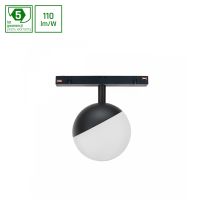 Oprawa LED GLOBE kula na szynoprzewód 100x148mm 5W 165st czarna 5 lat gw. system SHIFT | WLD+40000 Wojnarowscy