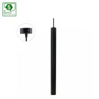 Oprawa zwieszana CHLOE SLIM MR11 GU10 250V IP20 40x500 + 1m kabel regulowany kąt świecenia czarna | SLIP005054 Wojnarowscy