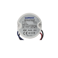 Zasilacz do oświetlenia LED montażowy IP44 15W, 12V, 1.25A, 50x22mm - do Puszki | LZT030 BestService