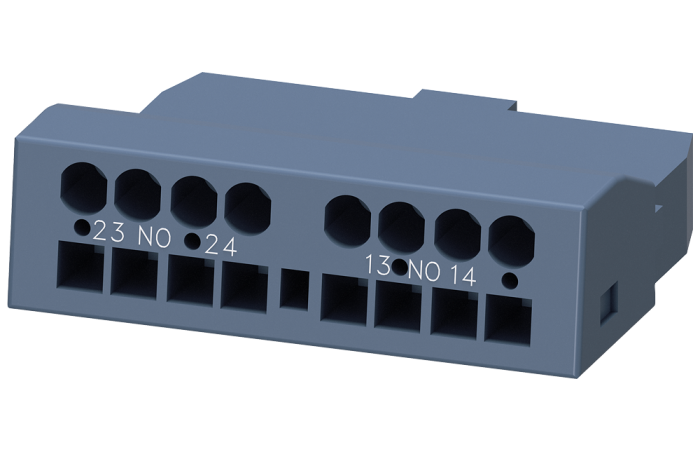 Styk pomocniczy poprzeczny, 2NO, zaciski sprężynowe, do wyłaczników wlk. S00 do S3 | 3RV2901-2F Siemens