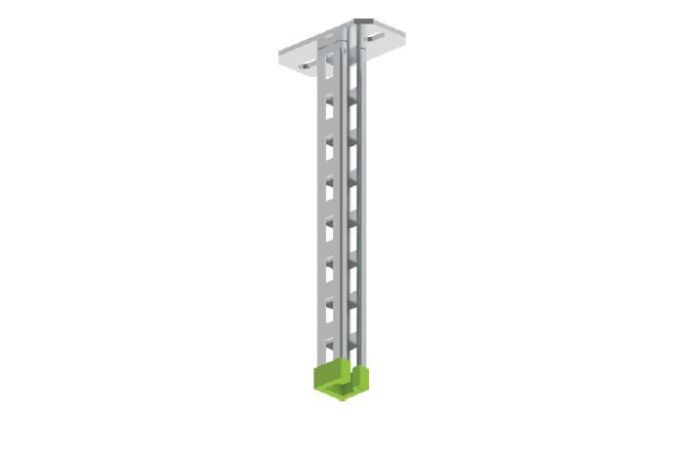 Wspornik sufitowy WPCW/WPCO400N | 750640 Baks