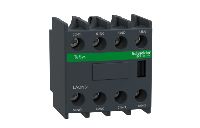 Blok styków pomocniczych 3NO+1NC zaciski śrubowe, TeSys K, D | LADN31 Schneider Electric