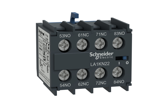 Blok styków pomocniczych do styczników miniaturowych 2NO+2NC zaciski śrubowe, Tesys | LA1KN22 Schneider Electric