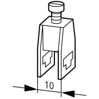 Zacisk dodatkowy do płaskownika Cu 10x3mm podłączenie 1,5-16mm2 AK16 | 079336 Eaton