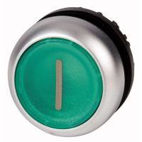 Napęd przycisku podświetlany bez samopowrotu, M22-DRL-G-X1, zielony RMQ-Titan M22 | 216959 Eaton