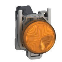 Lampka sygnalizacyjna LED 24-240V pomarańczowyowa, strefa EX | XB4BVBM5GEX Schneider Electric