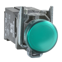 Lampka sygnalizacyjna zielona LED 400V | XB4BV5B3 Schneider Electric