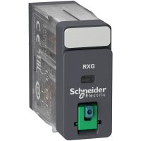 Przekaźnik interfejsowy z przyciskiem test 2C/O 5A, 24V DC | RXG21BD Schneider Electric