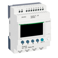 Zelio Logic 8 wejść 4 wyjścia 24VAC Zelio Logic | SR2B121B Schneider Electric