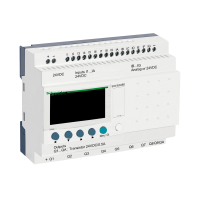 Sterownik programowalny 16 wejść 10 wyjść 24V DC RTC/LCD Zelio Logic | SR3B262BD Schneider Electric