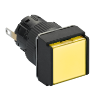 Lampka sygnalizacyjna żółta LED 24V kwadratowa plastikowa | XB6ECV5BP Schneider Electric