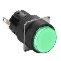 Lampka sygnalizacyjna zielona LED 24V okrągły plastikowy Harmony XB6 | XB6EAV3BP Schneider Electric