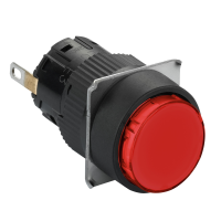 Lampka sygnalizacyjna czerwona LED 24V okrągły plastikowy Harmony XB6 | XB6EAV4BP Schneider Electric