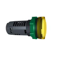Wskaźnik monolityczny świetlny żółty LED 230-240 V AC plastikowy Harmony XB5 | XB5EVM8 Schneider Electric