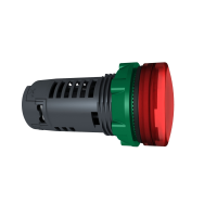 Wskaźnik monolityczny świetlny czerwony LED 230-240 V AC plastikowy Harmony XB5 | XB5EVM4 Schneider Electric