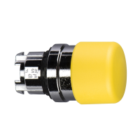 Główka przycisku grzybkowegoFi-30 żółty z samopowrotem metalowy Harmony XB4 | ZB4BC54 Schneider Electric