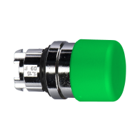 Główka przycisku grzybkowegoFi-30 zielony z samopowrotem metalowy Harmony XB4 | ZB4BC34 Schneider Electric