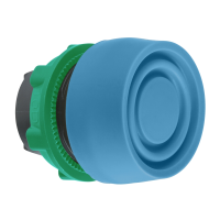 Przycisk kryty Fi22 niebieski samopowrotny bez podświetlenia okrągły plastikowy | ZB5AP6S Schneider Electric