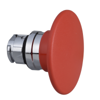 Główka przycisku grzybkowego z samopowrotem Fi-60 czerwona metalowa Harmony XB4 | ZB4BR4 Schneider Electric