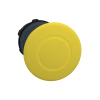Przycisk grzybkowy Harmony XB5 fi22 żółty push pull okrągły plastikowy | ZB5AT5 Schneider Electric