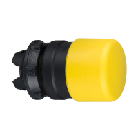 Główka przycisku grzybkowegoFi-30 żółty z samopowrotem plastikowa Harmony XB5 | ZB5AC54 Schneider Electric