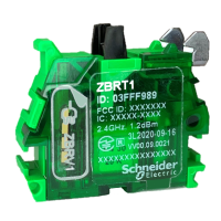 Nadajnik do przycisku bezprzewodowego Harmony XB4 | ZBRT1 Schneider Electric