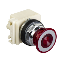 Przycisk grzybkowy podświetlany LED 120V o41 CZERWON | 9001KR9P38LRR Schneider Electric