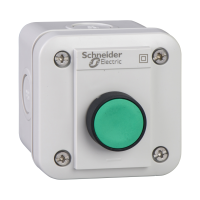 Stacja kontrolna Harmony XALE 1 przycisk z powrotem sprężynowym, zielony 1 NO | XALE1011 Schneider Electric