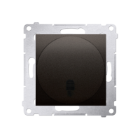 Ściemniacz naciskowy i zdalnie sterowany (moduł) 20–500 W, brąz mat DS13T.01/46 Simon 54 | DS13T.01/46 Kontakt Simon