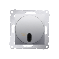 Łącznik zdalnie sterowany z przekaźnikiem (moduł) 8(2) A, 230V, srebrny mat DWP10P.01/43 Simon 54 | DWP10P.01/43 Kontakt Simon