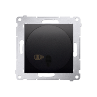 Łącznik zdalnie sterowany z przekaźnikiem (moduł) 8(2) A, 230V, antracyt DWP10P.01/48 Simon 54 | DWP10P.01/48 Kontakt Simon