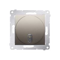 Dzwonek elektroniczny (moduł) 8–12 V, złoty mat DDT1.01/44 Simon 54 | DDT1.01/44 Kontakt Simon