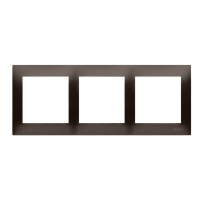 Ramka potrójna PREMIUM do puszek karton-gips IP20/IP44, brąz mat DRK3/46 Simon 54 Premium | DRK3/46 Kontakt Simon