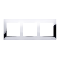 Ramka potrójna, chrom, IP20/[IP44], Simon 54 Premium | DR3/63 Kontakt Simon