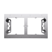 Puszka n/t 2-krotna do ramek PREMIUM, głębokość 35mm, srebrny mat DPN2/43 Simon 54 Premium | DPN2/43 Kontakt Simon