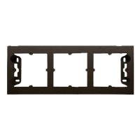 Puszka n/t 3-krotna do ramek PREMIUM, głębokość 35mm, brąz mat DPN3/46 Simon 54 Premium | DPN3/46 Kontakt Simon