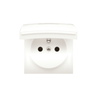 Pokrywa gniazda do wersji IP44 z przesłonami, klapka kremowa DGZ1BUZP/41 Simon 54 | DGZ1BUZP/41 Kontakt Simon