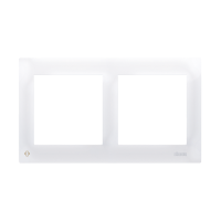 Ramka podwójna PREMIUM IP20/IP44, antybakteryjny biały DR2/AB11 Simon 54 Premium | DR2/AB11 Kontakt Simon
