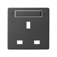 Pokrywa do gniazda standard brytyjski z wyłącznikiem, grafit 8200046-038 Simon 82 | 8200046-038 Kontakt Simon