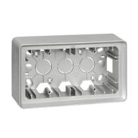 Puszka n/t 2-krotna, aluminium 8200760-093 Simon 82 | 8200760-093 Kontakt Simon