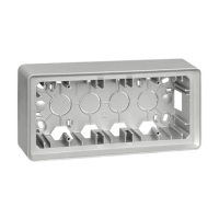 Puszka n/t 3-krotna, aluminium 8200770-093 Simon 82 | 8200770-093 Kontakt Simon