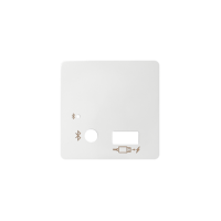 Pokrywa odbiornika Bluetooth z ładowarką, biały 8201085-030 Simon 82 | 8201085-030 Kontakt Simon
