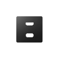 Pokrywa do gniazda USB+HDMI, grafit 8201095-038 Simon 82 | 8201095-038 Kontakt Simon