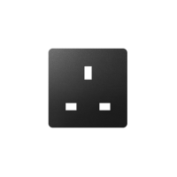 Pokrywa do mechanizmu gniazda brytyjskiego (75423-39), grafit 82045-38 Simon 82 | 82045-38 Kontakt Simon